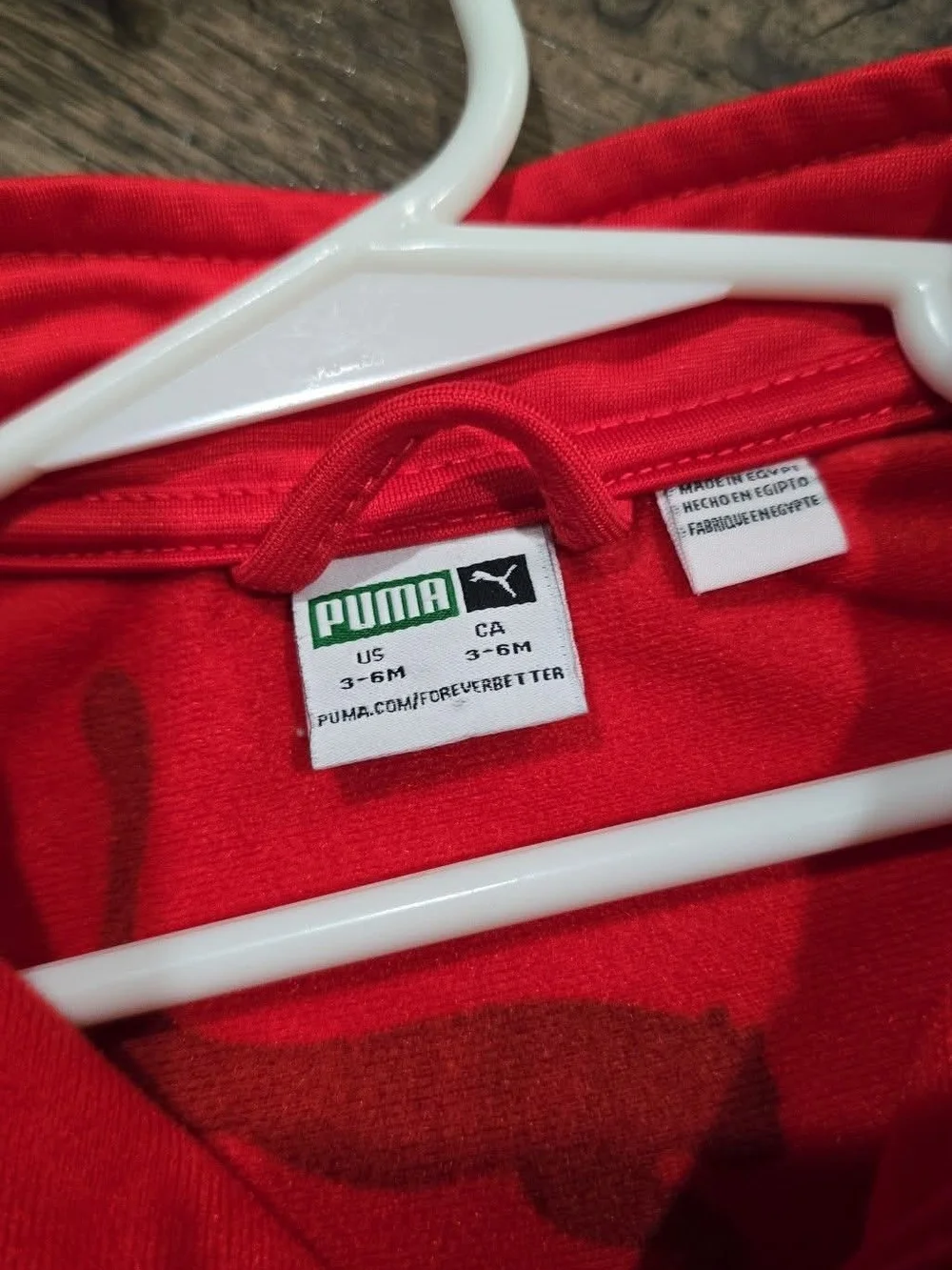 Puma Bright Red Infant Tee